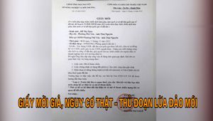 Bản tin An ninh trật tự tuần 1 tháng 1: Giấy mời giả, nguy cơ thật – thủ đoạn lừa đảo mới