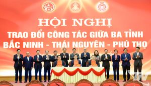 Ban Thường vụ Tỉnh ủy Thái Nguyên - Bắc Ninh - Phú Thọ: Thống nhất mở rộng không gian, lĩnh vực hợp tác liên vùng