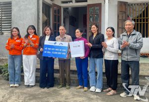Công ty Núi Pháo hỗ trợ sửa chữa Nhà đại đoàn kết và xây dựng công trình vệ sinh