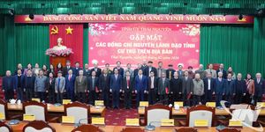 Tỉnh ủy Thái Nguyên: Gặp mặt các đồng chí nguyên lãnh đạo tỉnh cư trú trên địa bàn