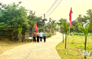 Trung Thành 2 xây dựng nông thôn mới văn minh