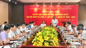 Đảng bộ Công ty CP Gang thép Thái Nguyên: Đoàn kết, nỗ lực vượt qua khó khăn