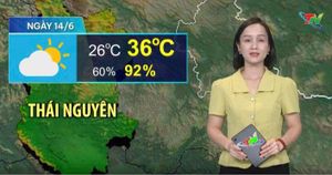 Dự báo thời tiết Thái Nguyên đêm 14-6 và ngày 15-6