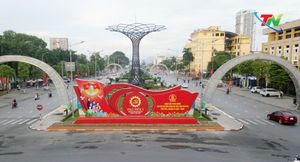 Rực rỡ cờ hoa chào mừng Đại hội