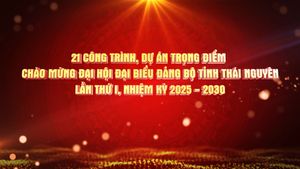 21 công trình, dự án trọng điểm chào mừng Đại hội đại biểu Đảng bộ tỉnh Thái Nguyên lần thứ I