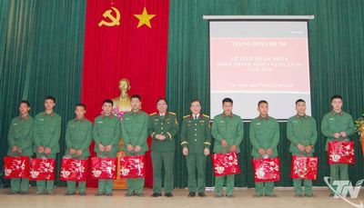 Trung đoàn 750: 45 quân nhân hoàn thành nghĩa vụ quân sự