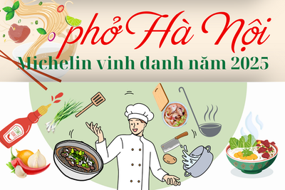 9 quán phở Hà Nội được Michelin vinh danh năm 2025