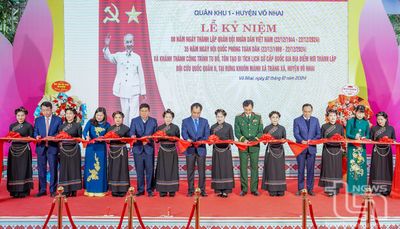 Khánh thành Công trình tu bổ, tôn tạo Di tích nơi thành lập Đội Cứu quốc quân II