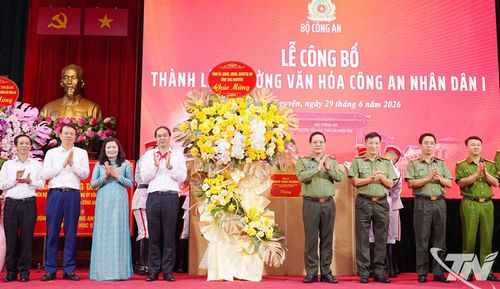 Công bố thành lập Trường Văn hóa Công an nhân dân I tại Thái Nguyên