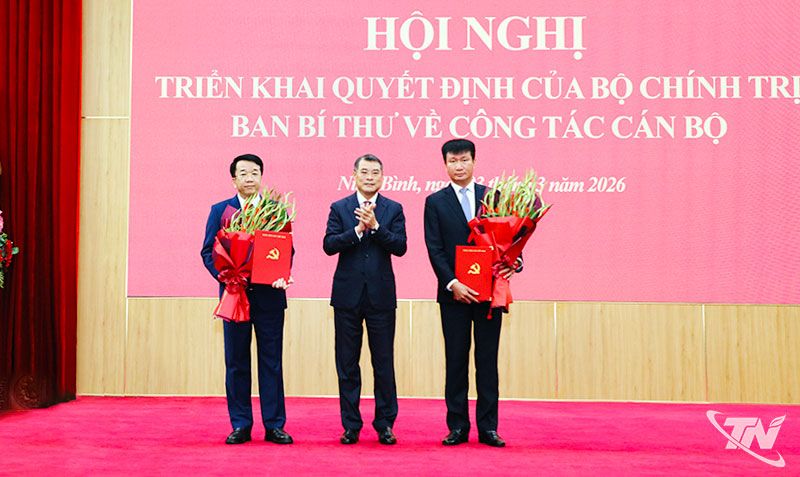Đồng chí Nguyễn Thanh Bình được chỉ định giữ chức Phó Bí thư Tỉnh ủy Ninh Bình