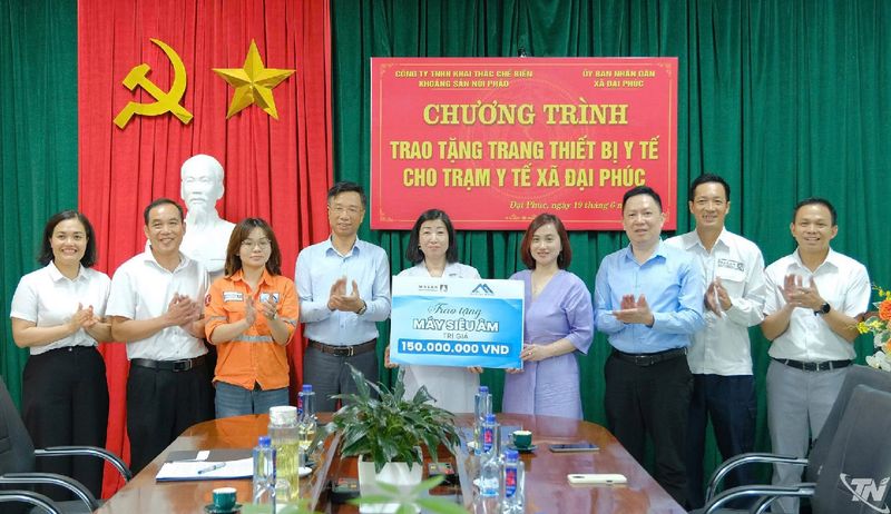 Công ty Núi Pháo chung tay vì sức khỏe cộng đồng