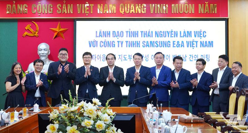 Samsung E&A Việt Nam đề xuất nghiên cứu đầu tư các dự án cấp nước sạch tại Thái Nguyên